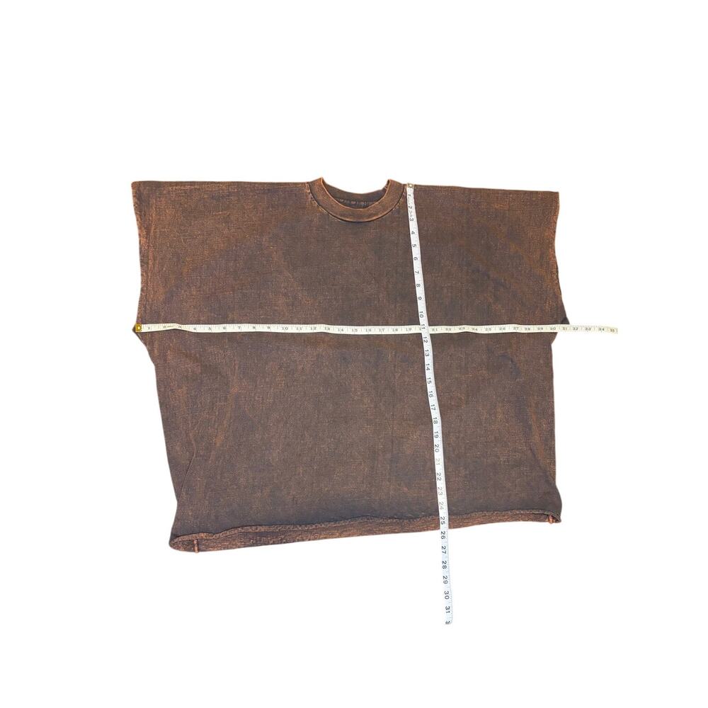 Yeezy YZY - LAA - Blank Box Tee in Rust - Size 2 Medium Large - SAMPLE - Picture 5 of 7